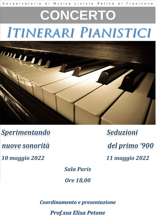 Itinerari pianistici