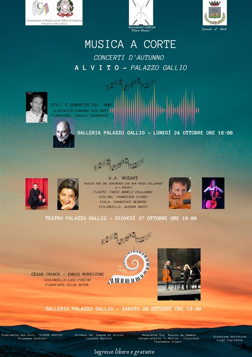 Musica a corte - concerti d'autunno a palazzo Gallio