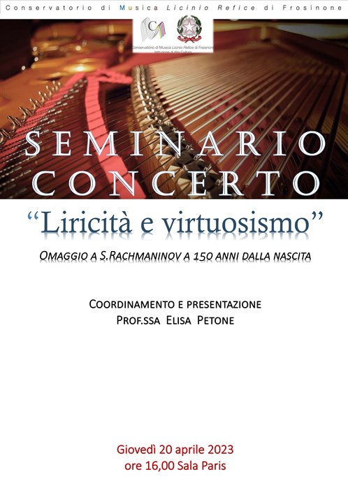 Seminario concerto “Liricità e virtuosismo”