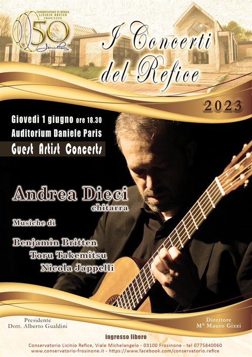 I concerti del Refice "Andrea Dieci" chitarra