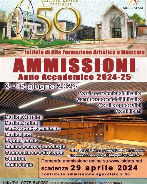 Ammissioni 24-25