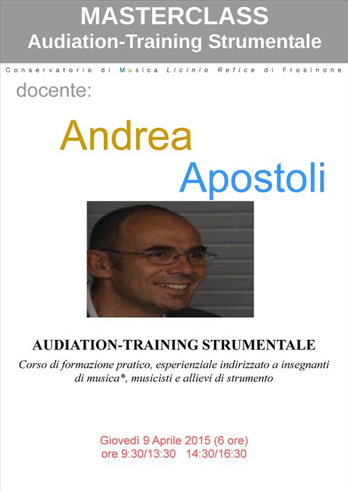 Masterclass M°Andrea Apostoli