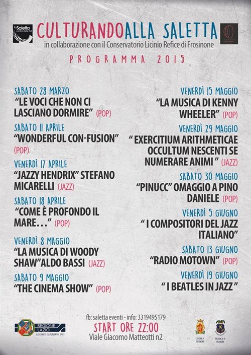 Rassegna degli ensembles dei Corsi di Popular Music 3