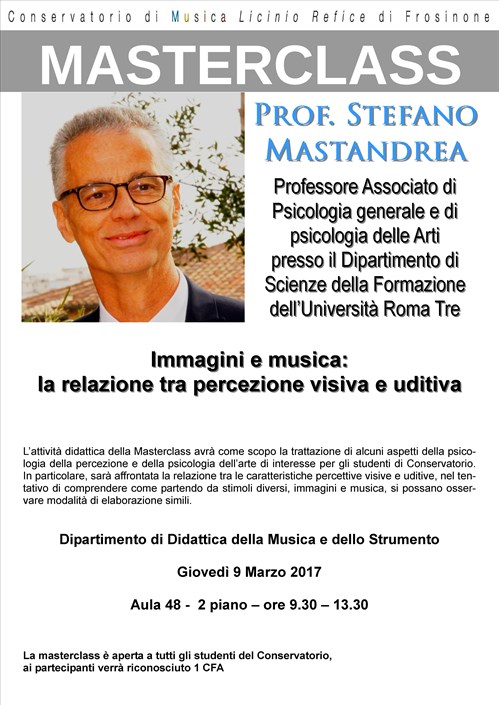 Masterclass Prof. Stefano Mastandrea