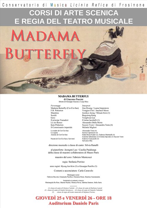 Madama Butterfly di Giacomo Puccini