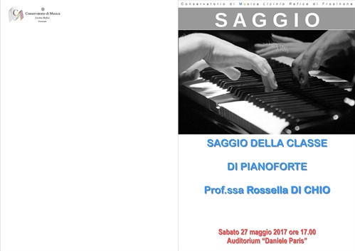 Saggio Classi di Pianoforte Prof.ssa R.Di Chio