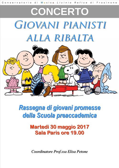 Giovani pianisti alla ribalta 30-05-2017