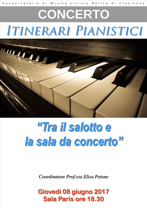 Itinerari Pianistici 08 giugno 2017