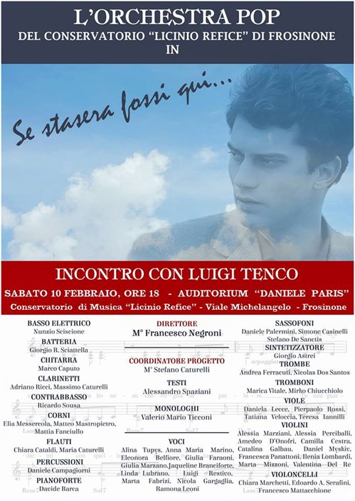Concerto Orchestra Pop "Incontro con Luigi Tenco"