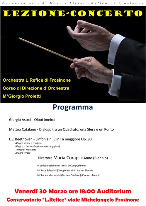 Lezione-Concerto Corso di Direzione d'Orchestra