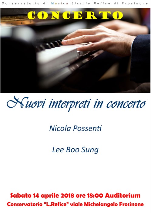 Nuovi interpreti in concerto