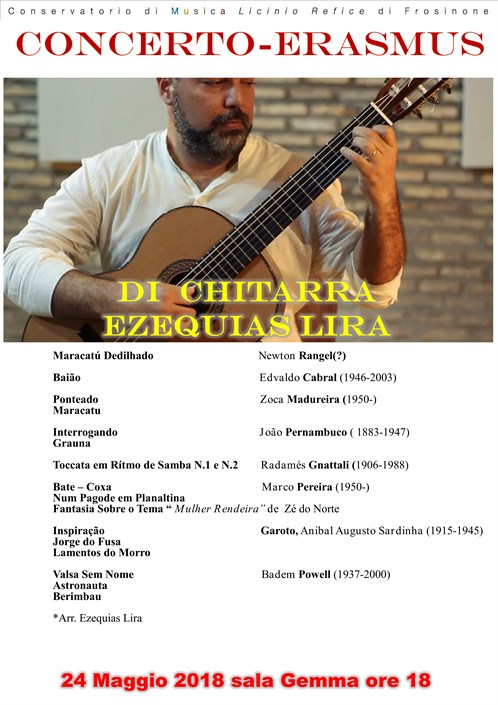 Concerto Erasmus Chitarra Ezequias Lira