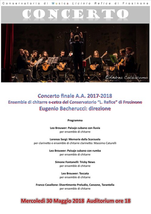 Concerto ensemble di chitarra e-cetra