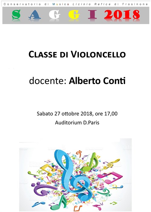 Saggio della classe di Violoncello M°A.Conti