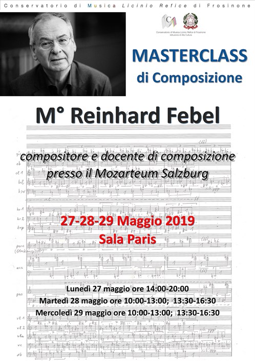 Masterclass di Composizione M°Reinhard Febel