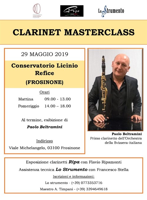 Clarinet Masterclass "Paolo Beltramini"