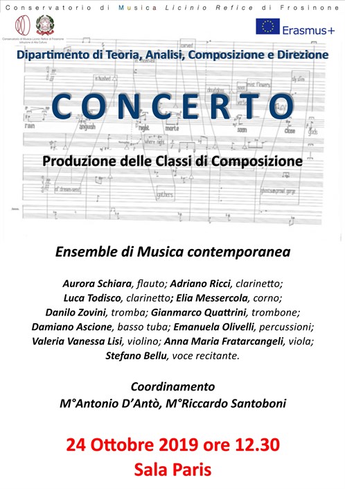 Concerto "Ensemble di Musica Contemporanea"